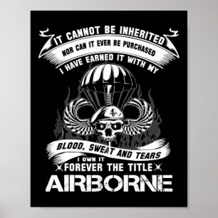 Poster J'En Ai Le Titre De Ranger D'Armée Aéroporté Ve