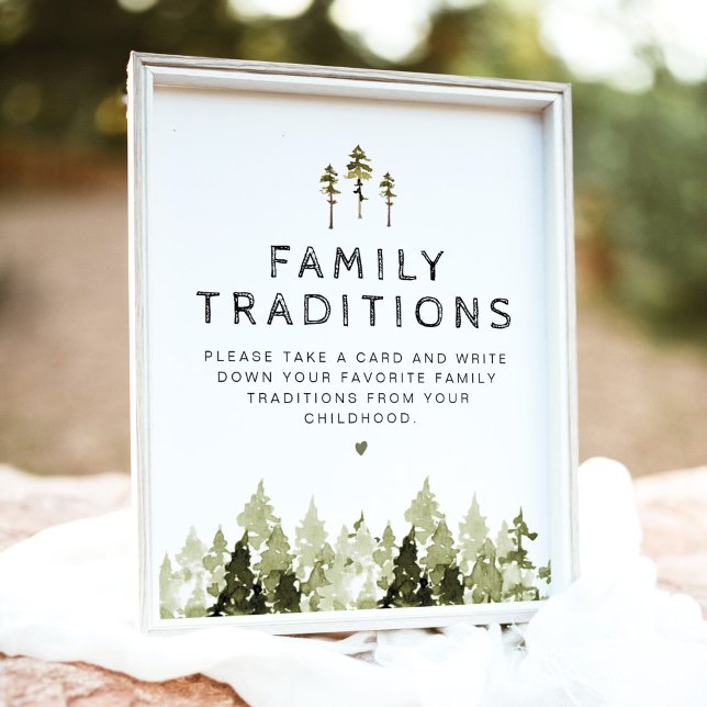 Poster JENNA Mountain Pine Baby Famille Traditions Jeu (Créateur téléchargé)