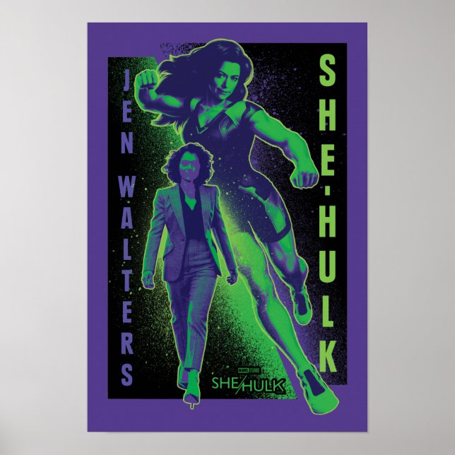 Poster Jennifer Walters She-Hulk Dual Pose Graphique (Devant)