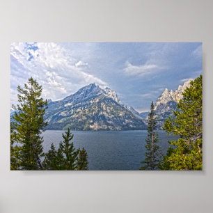 Poster Jenny Lake dans le parc national de Grand Teton, W