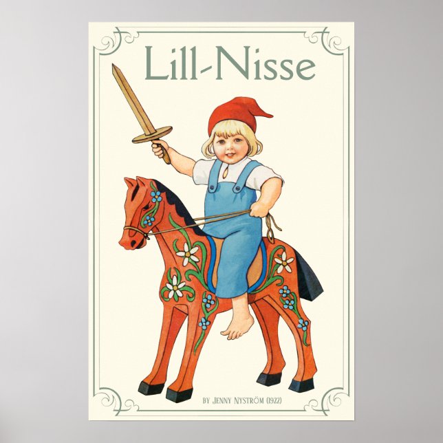 Poster Jenny Nyström Lill-Nisse sur la route de war CC031 (Devant)