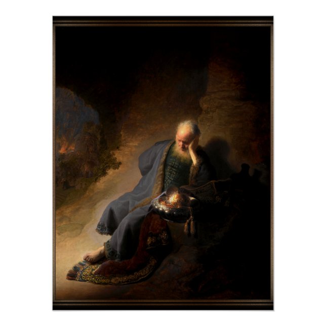 Poster Jeremiah Lamenting the Destruction of Jérusalem (Devant)