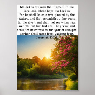 Poster Jérémie 17:7-8