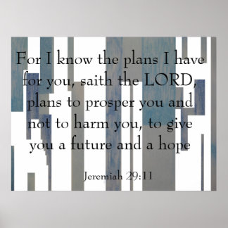 Poster Jérémie 29:11