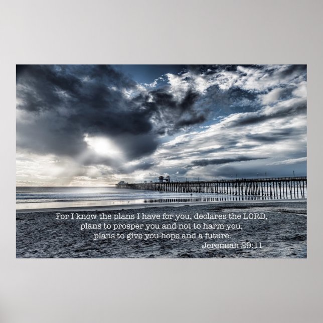 Poster Jérémie 29:11 (Devant)