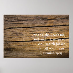 Poster Jérémie 29:13