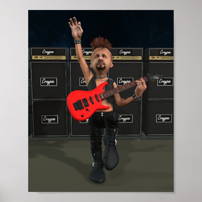 Poster Jerry des Punksters. (Devant)