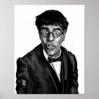 POSTER JERRY LEWIS ; QUEL CARACTÈRE NUTIME