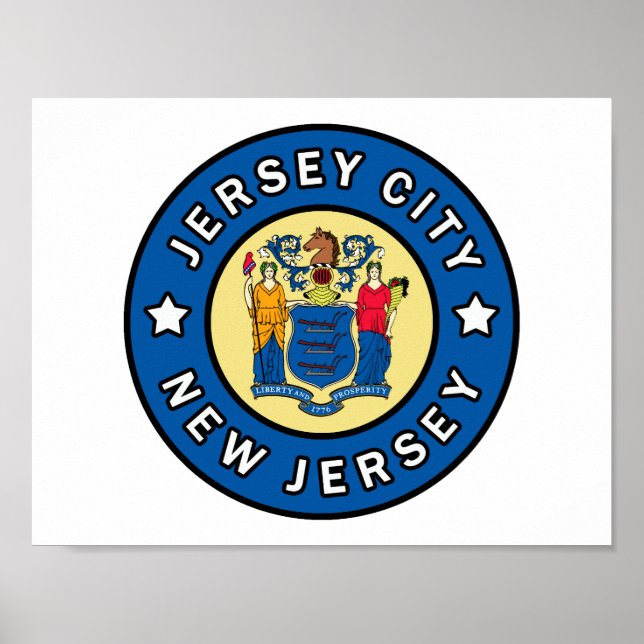 Poster Jersey City New Jersey (Devant)