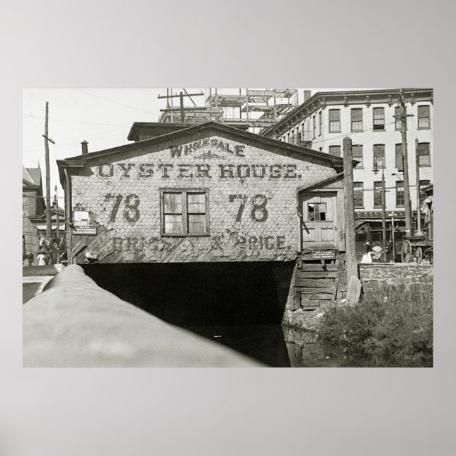 Poster Jersey City Oyster House, 1900 (Devant)