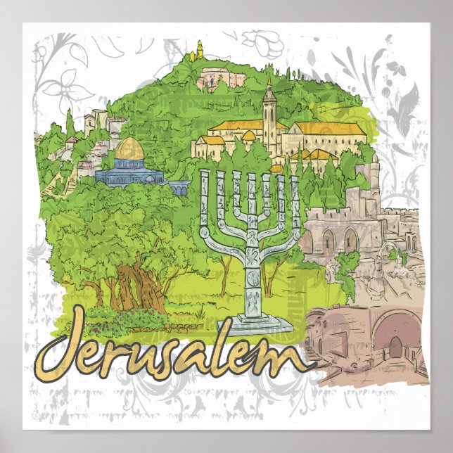 Poster Jérusalem (Devant)