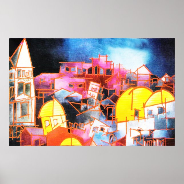 Poster Jérusalem la nuit (Devant)