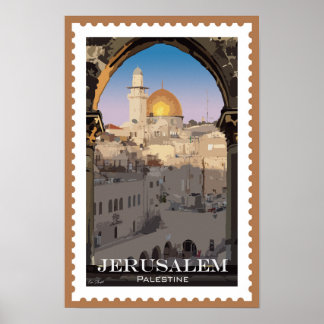 Poster Jérusalem : La tapisserie intemporelle de la cultu