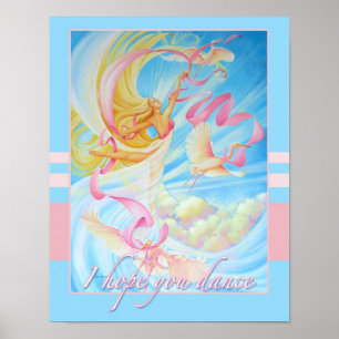 Poster J'espère que vous dansez Imprimer (11 x 14)