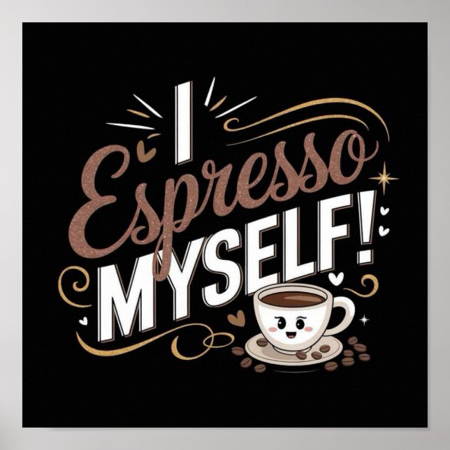 Poster J'espresso Moi-Même ! (Devant)