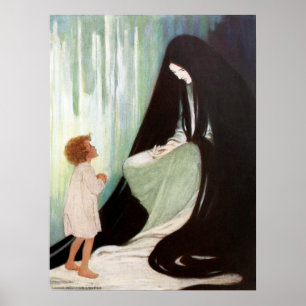 Poster Jessie Willcox Smith - Diamond and North Wind