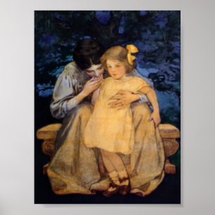 Poster Jessie Willcox Smith Fête de la mère et de l'enfan
