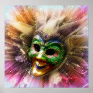 Poster Jester coloré