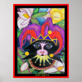 Poster Jester Jazz Cat