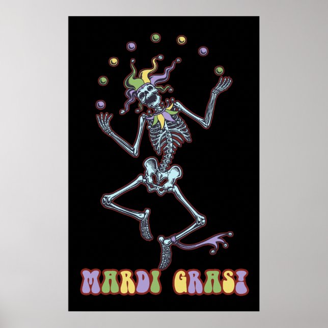 Poster Jester Skeleton (Devant)