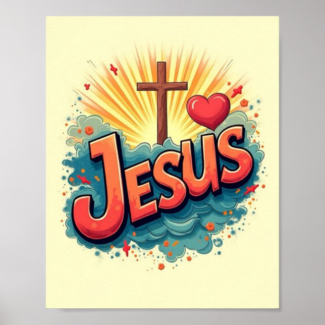 Poster Jésus (Devant)