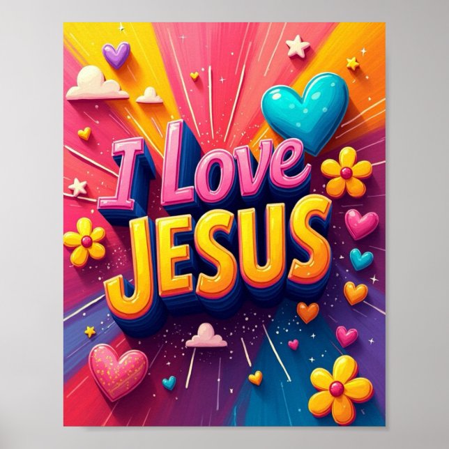 Poster Jésus (Devant)
