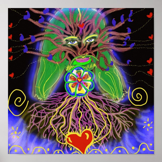 Poster Jésus, arbre de vie (Devant)