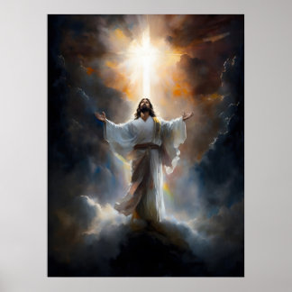 Poster Jésus Ascend Au Ciel