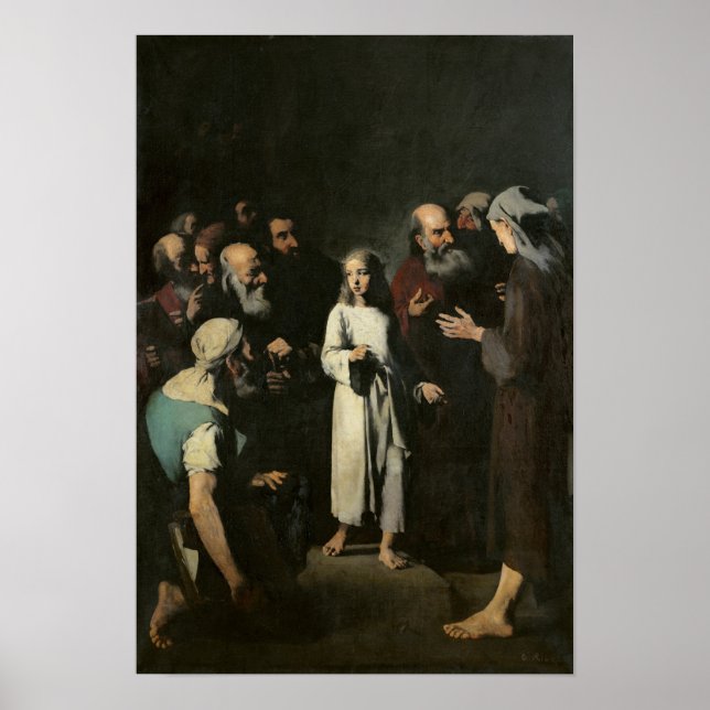 Poster Jésus avec les médecins (Devant)