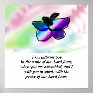 Poster jésus avec nous