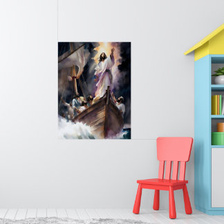Poster Jésus Calme La Tempête