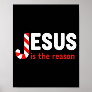 Poster Jésus chrétien est la raison de la saison de Noël