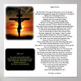 Poster Jésus Christ