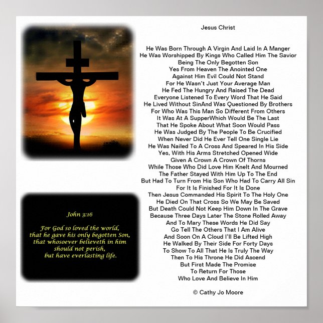 Poster Jésus Christ (Devant)
