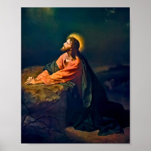 Poster Jésus-Christ à Gethsémanie