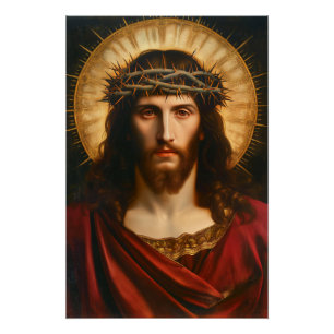 Poster Jésus Christ   Art religieux chrétien