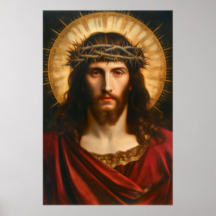 Poster Jésus Christ   Art religieux chrétien