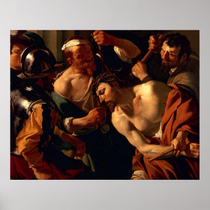 Poster Jésus-Christ avec la couronne des épines