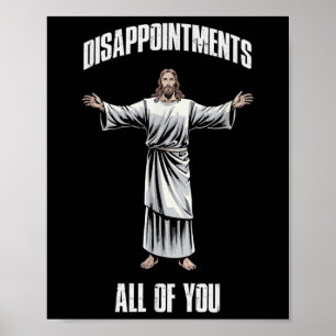Poster Jésus Christ Déceptions Vintages Vous Toutes