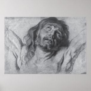 Poster Jésus Christ dessinateur Anthony van Dyck