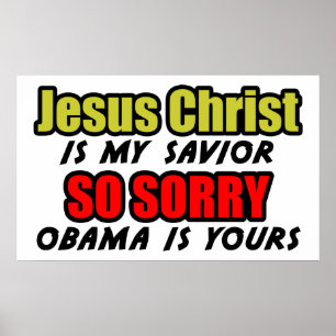 Poster Jésus Christ est mon sauveur