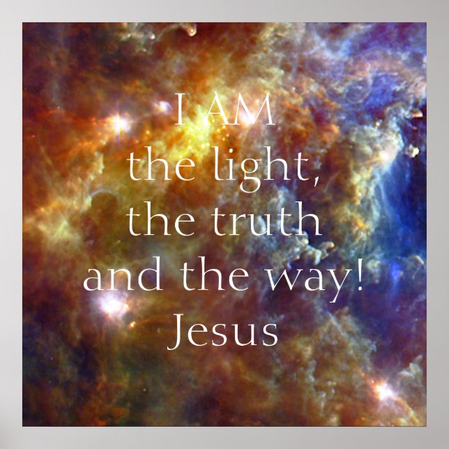 Poster Jésus Christ Je suis (Devant)