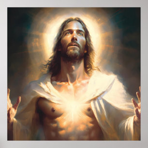 Poster Jésus Christ - Lumière et vie