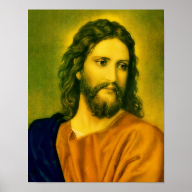 Poster Jésus Christ répond à l'homme riche Imprimer l'aff (Devant)