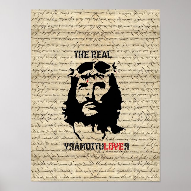 Poster Jésus-Christ révolutionnaire (Devant)