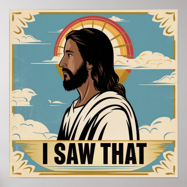 Poster Jésus-Christ vous regarde, Jésus Je l'ai vu (Devant)