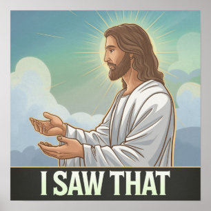 Poster Jésus-Christ vous regarde, Jésus Je l'ai vu