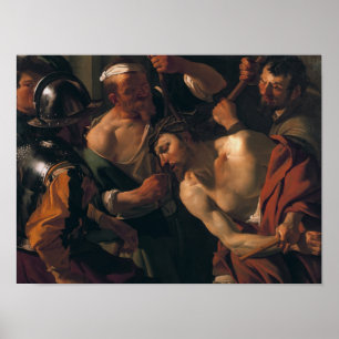 Poster Jesus Christ w. the Crown of Thorns