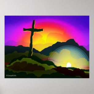 Poster Jésus conquiert la mort