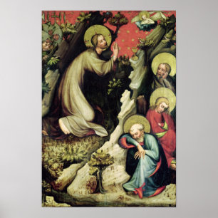 Poster Jésus dans le jardin de Gethsemane